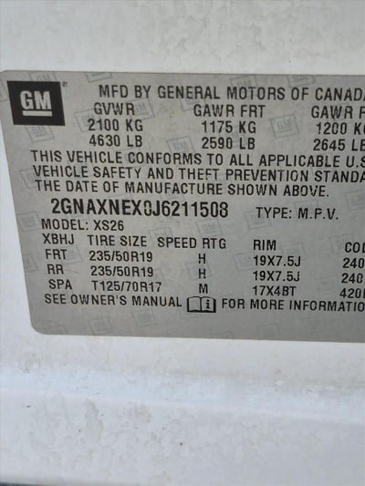 2018 Chevrolet Equinox FWD Premier