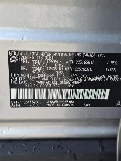 2023 Toyota RAV4 LE AWD (Natl)