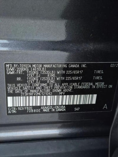 2021 Toyota RAV4 LE FWD (GS)