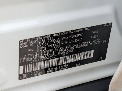 2022 Toyota RAV4 LE FWD (GS)