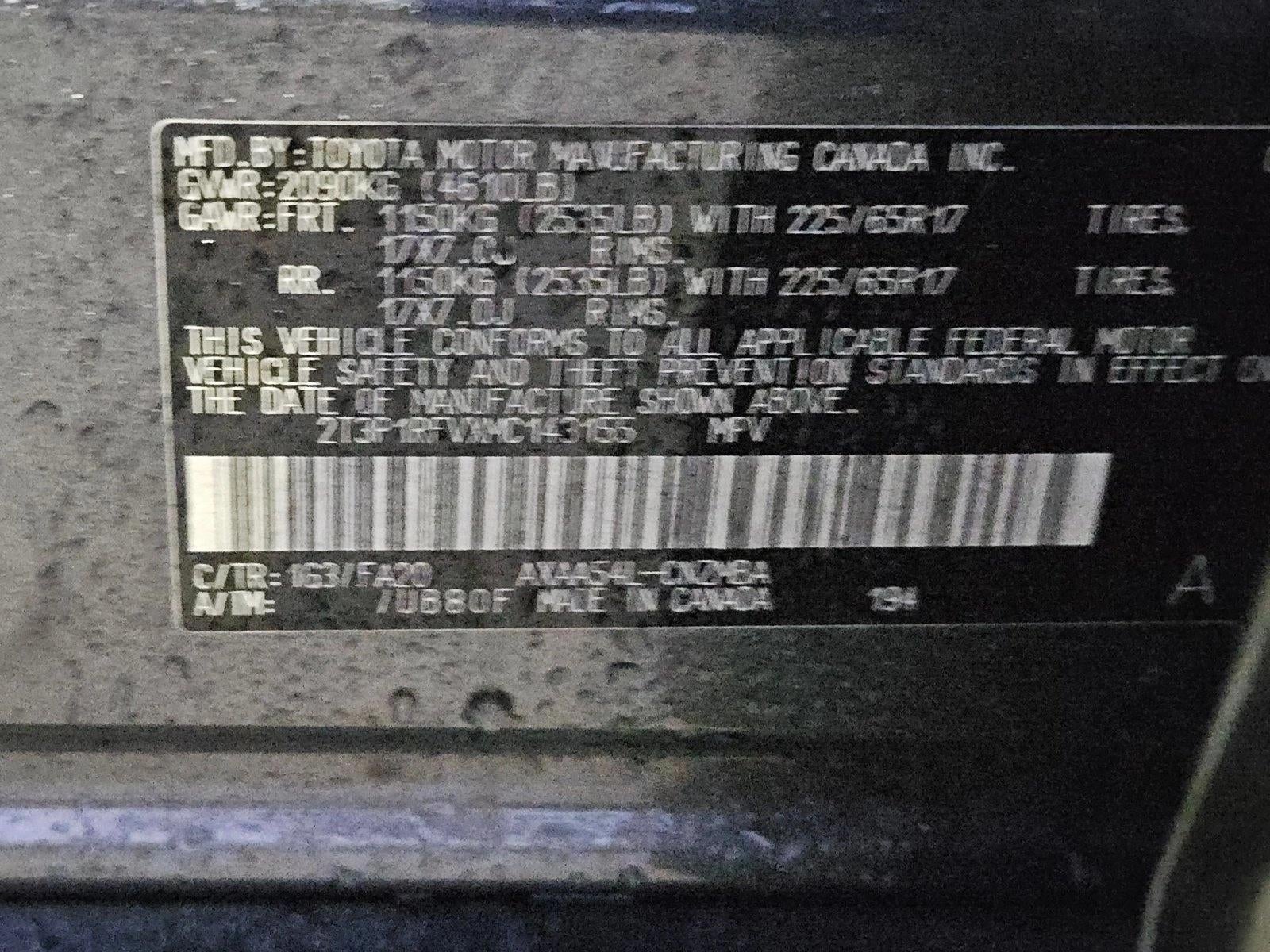 2021 Toyota RAV4 XLE AWD (Natl)