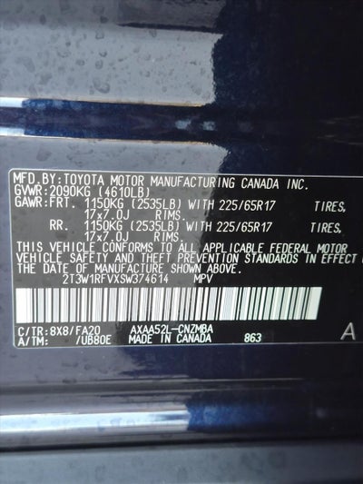 2025 Toyota RAV4 XLE FWD (Natl)