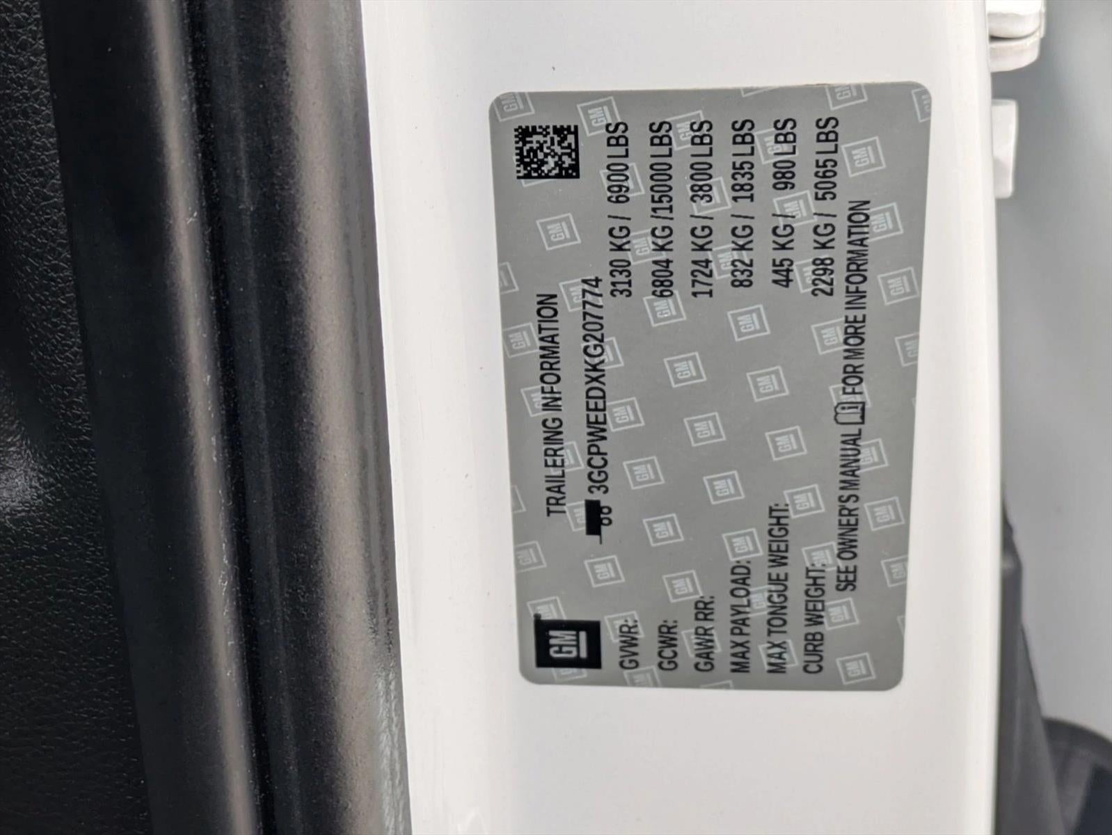 2019 Chevrolet Silverado 1500 Crew Cab Short Box 2-Wheel Drive LTZ