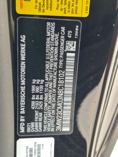 2022 BMW 230i Coupe