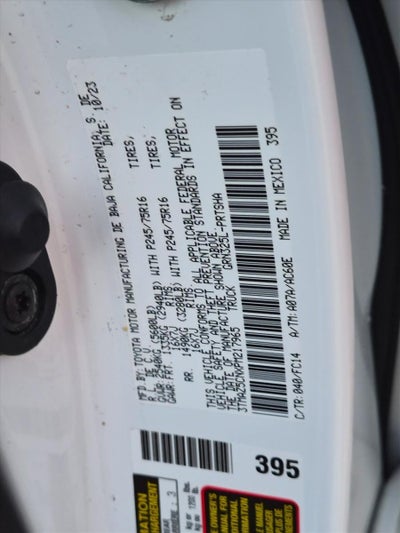 2023 Toyota Tacoma 2WD 2WD SR5 Double Cab 5' Bed V6 AT (GS)