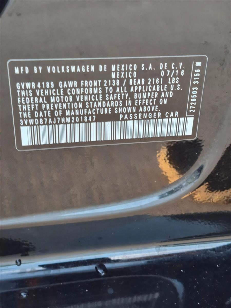 2017 Volkswagen Jetta 1.4T SE Auto