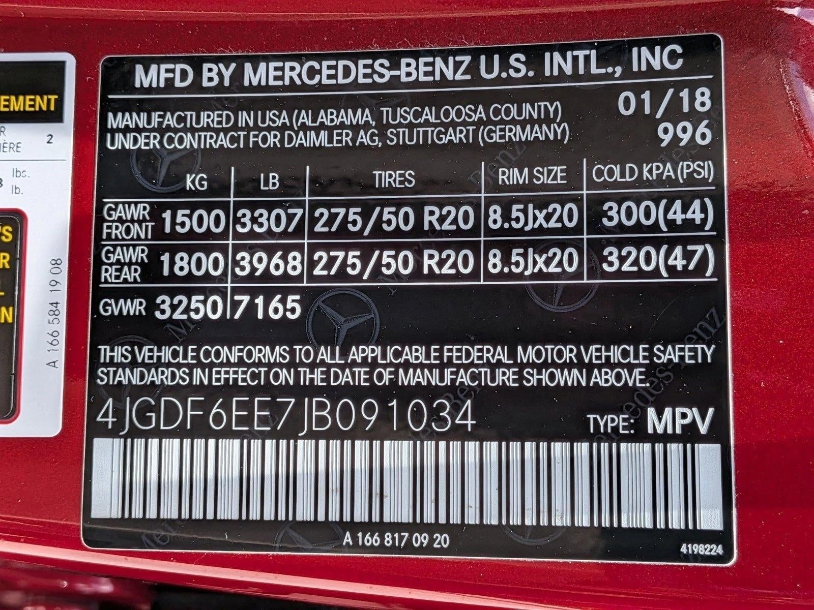 2018 Mercedes-Benz GLS GLS 450 4MATIC® SUV