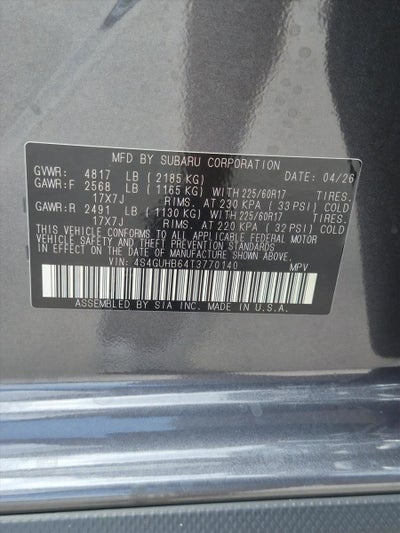 2026 Subaru Crosstrek AWD