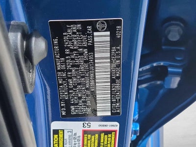 2018 Toyota Camry XSE Auto (Natl)