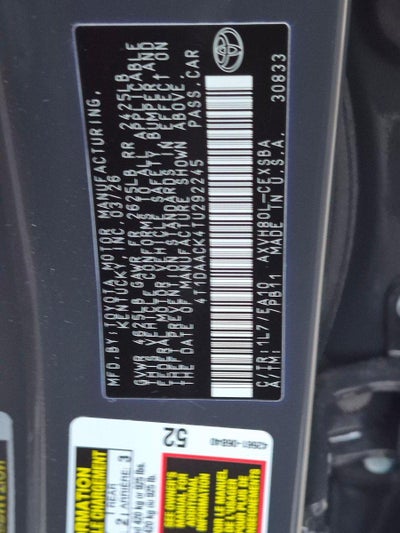 2026 Toyota Camry SE (SE)