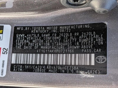 2023 Toyota Camry SE Auto (SE)