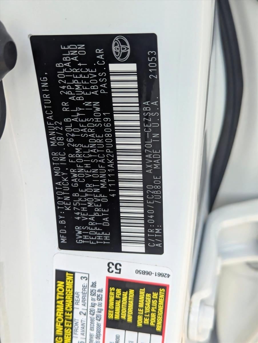 2023 Toyota Camry SE Nightshade Auto (Natl)