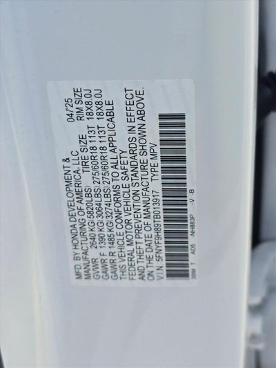 2026 Honda Passport TrailSport Elite AWD