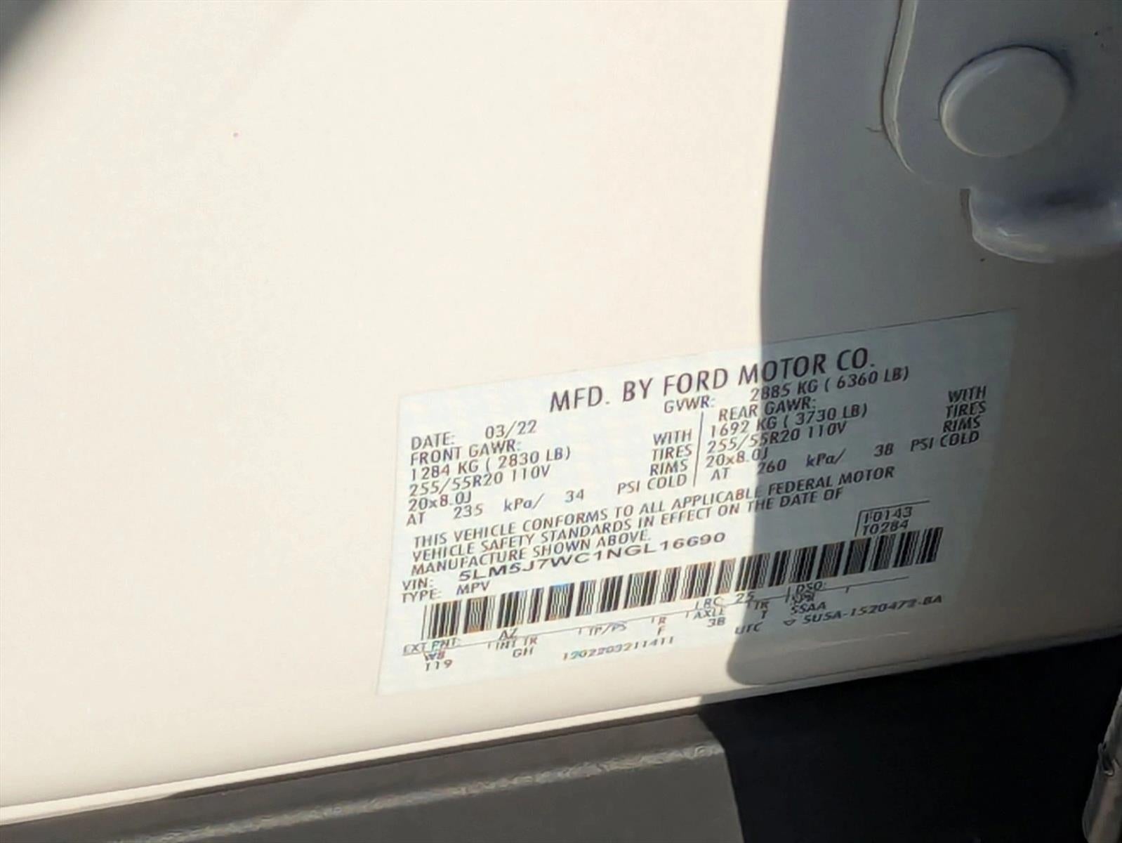 2022 Lincoln Aviator Reserve RWD