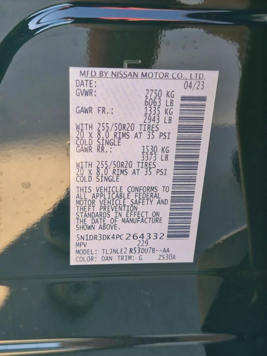2023 Nissan Pathfinder Platinum 4WD