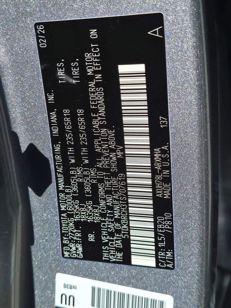 2026 Toyota Highlander Hybrid XLE AWD (Natl)