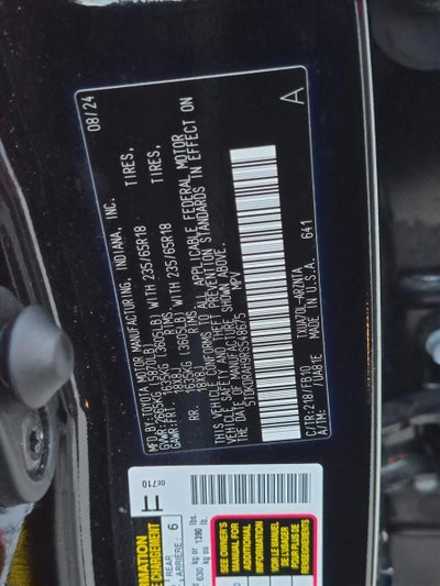 2024 Toyota Highlander LE FWD (Natl)