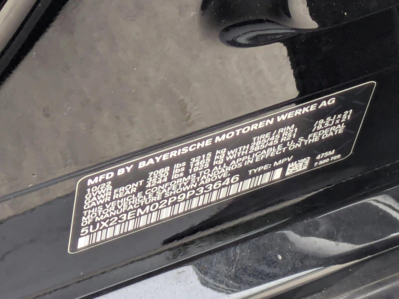 2023 BMW X7 xDrive40i Sports Activity Vehicle