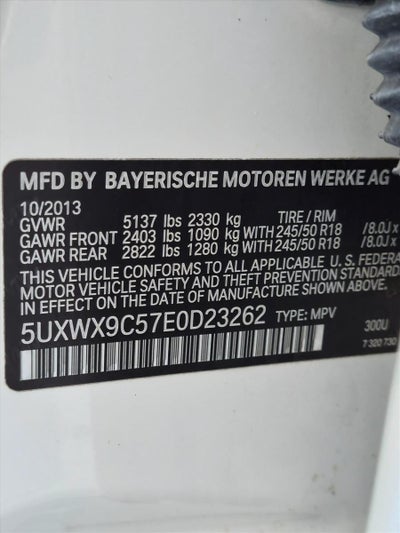 2014 BMW X3 xDrive28i AWD 4dr SAV