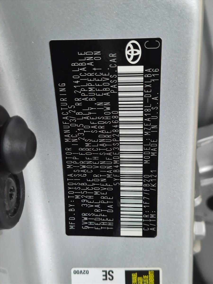 2025 Toyota Corolla LE CVT (Natl)