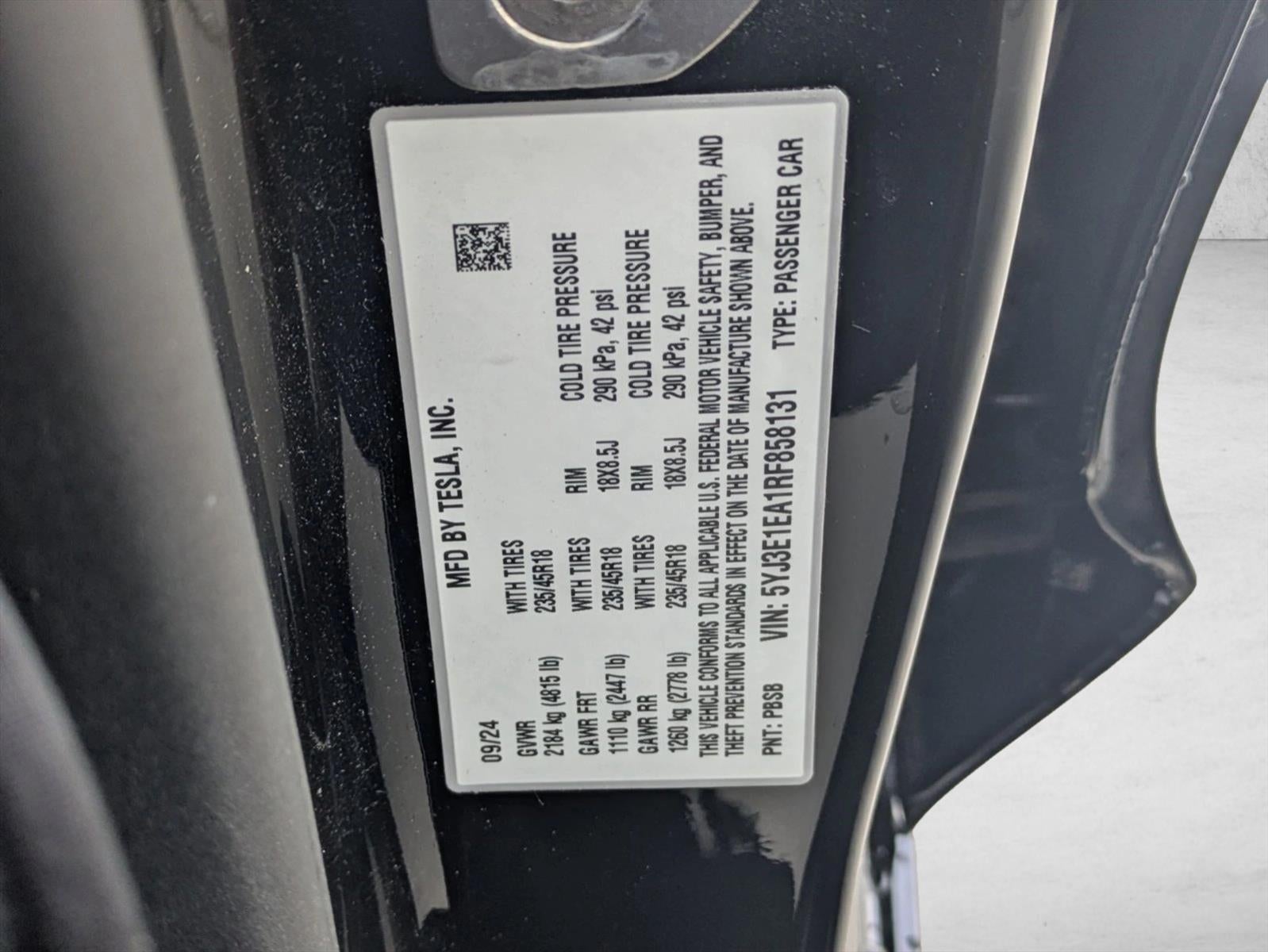 2024 Tesla Model 3 RWD *Ltd Avail*