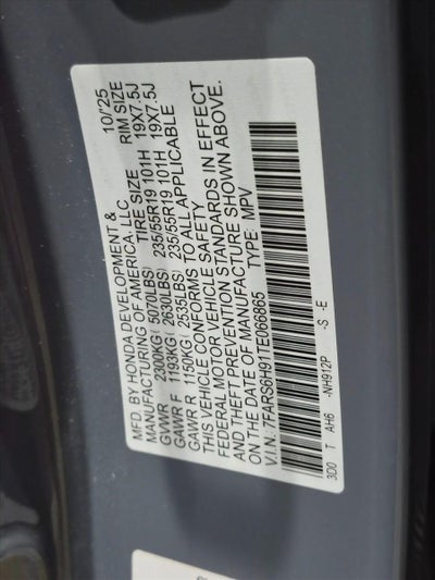 2026 Honda CR-V Hybrid Sport Touring AWD