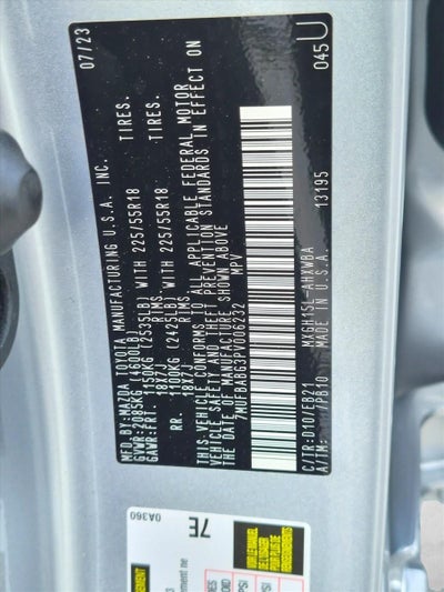 2023 Toyota Corolla Cross Hybrid XSE 4WD (Natl)