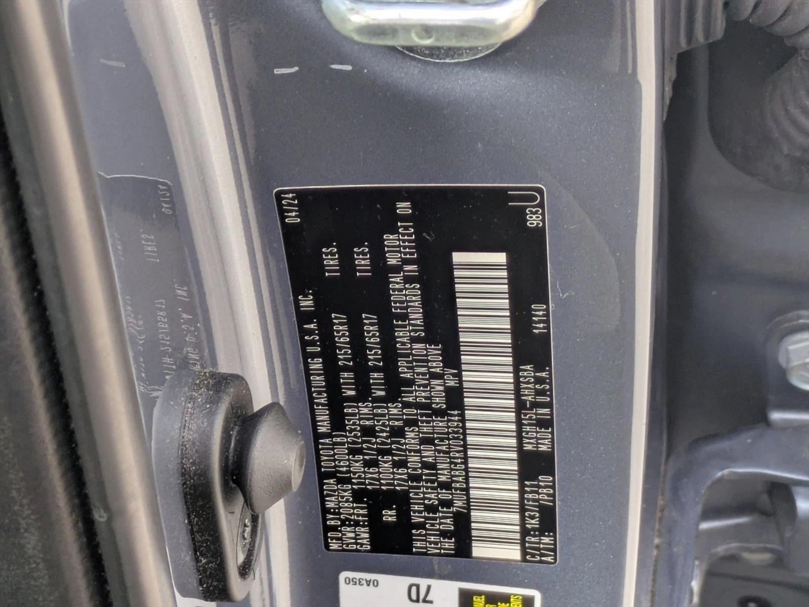 2024 Toyota Corolla Cross Hybrid SE 4WD (Natl)