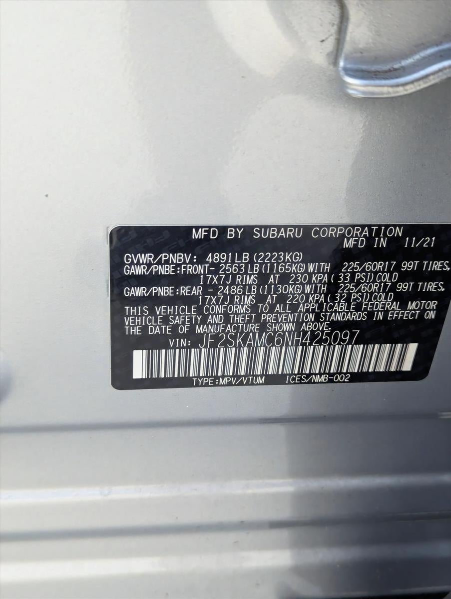 2022 Subaru Forester Wilderness CVT