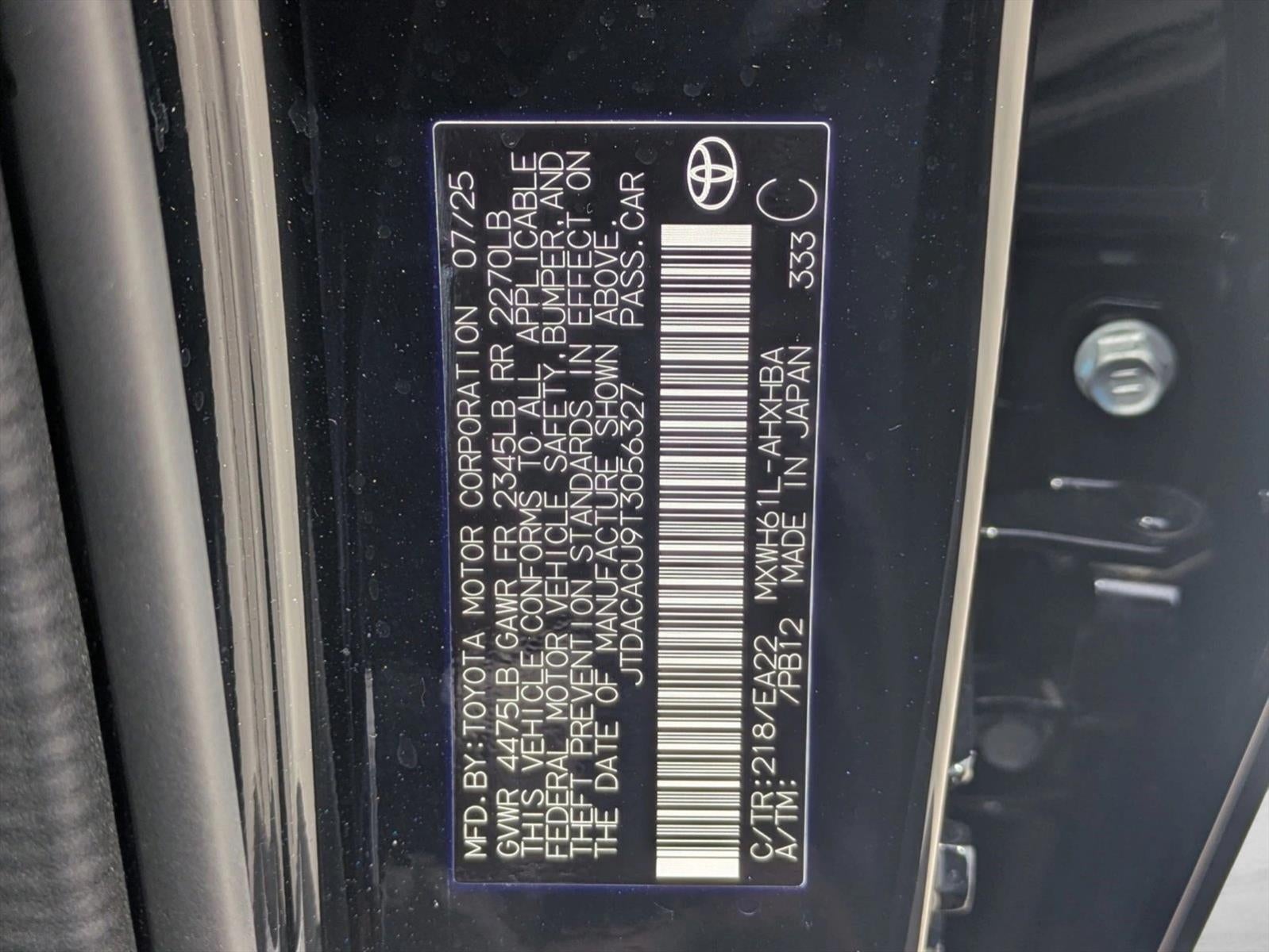 2026 Toyota Prius Plug-In Hybrid XSE Premium (Natl)