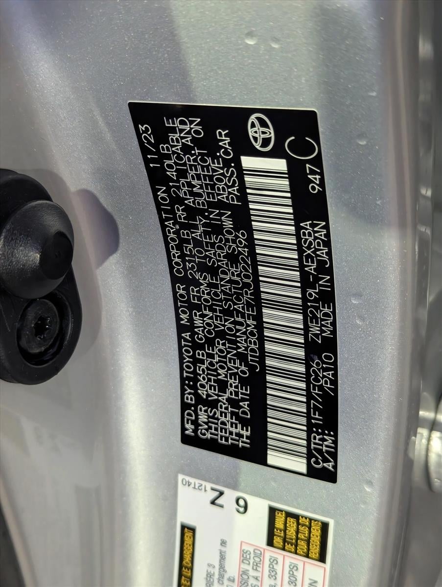 2024 Toyota Corolla Hybrid SE FWD (Natl)