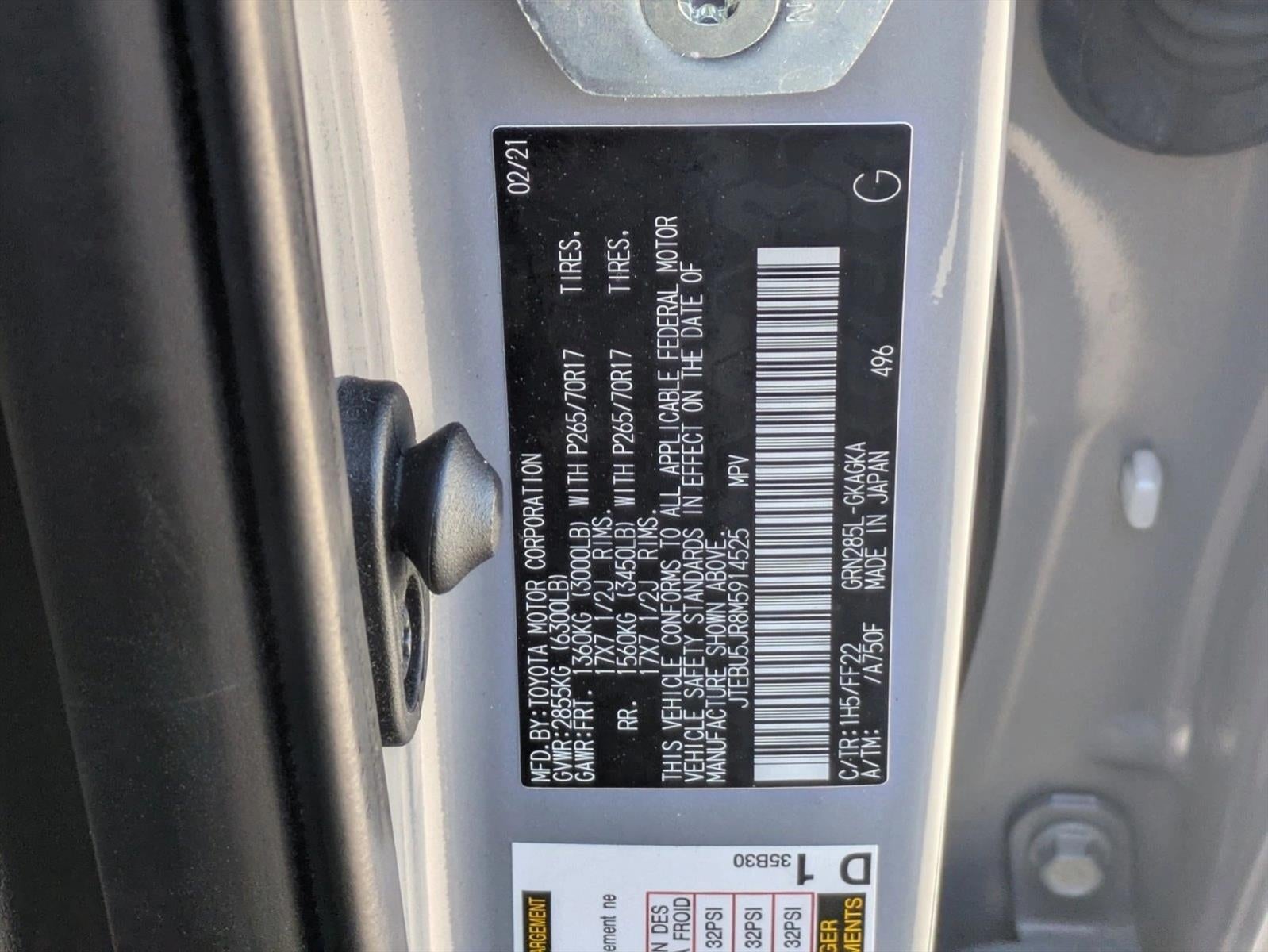 2021 Toyota 4Runner Trail Special Edition 4WD (Natl)