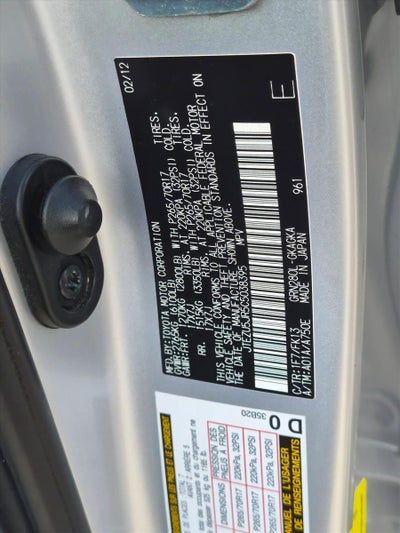 2012 Toyota 4Runner RWD 4dr V6 SR5 (Natl)