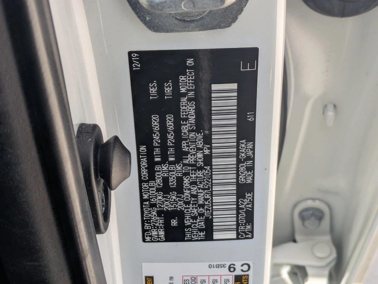 2020 Toyota 4Runner Limited 2WD (Natl)