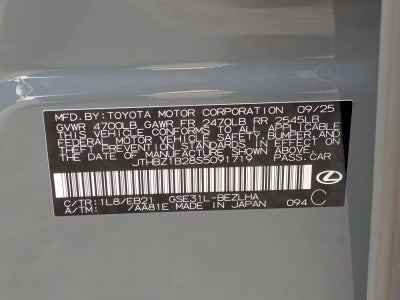 2025 Lexus IS 350 F SPORT Design RWD