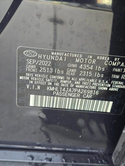 2023 Hyundai SONATA SEL 2.5L *Ltd Avail*