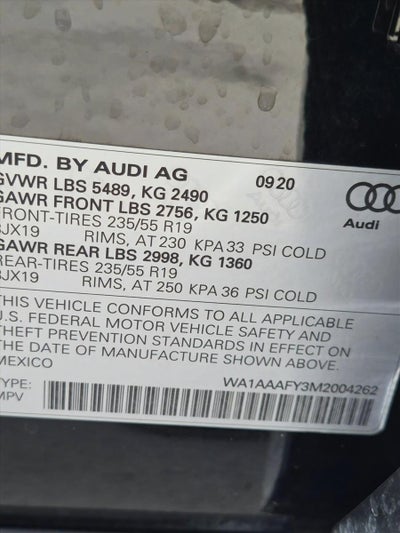 2021 Audi Q5 Premium 45 TFSI quattro