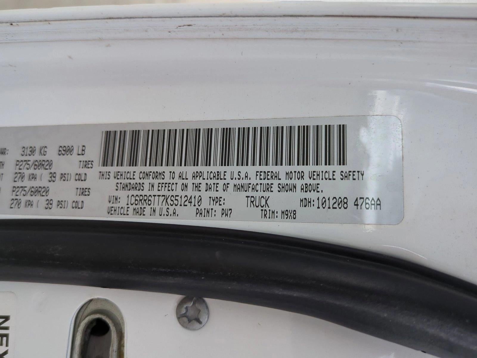 2019 RAM 1500 Classic Big Horn 4x2 Crew Cab 6'4" Box