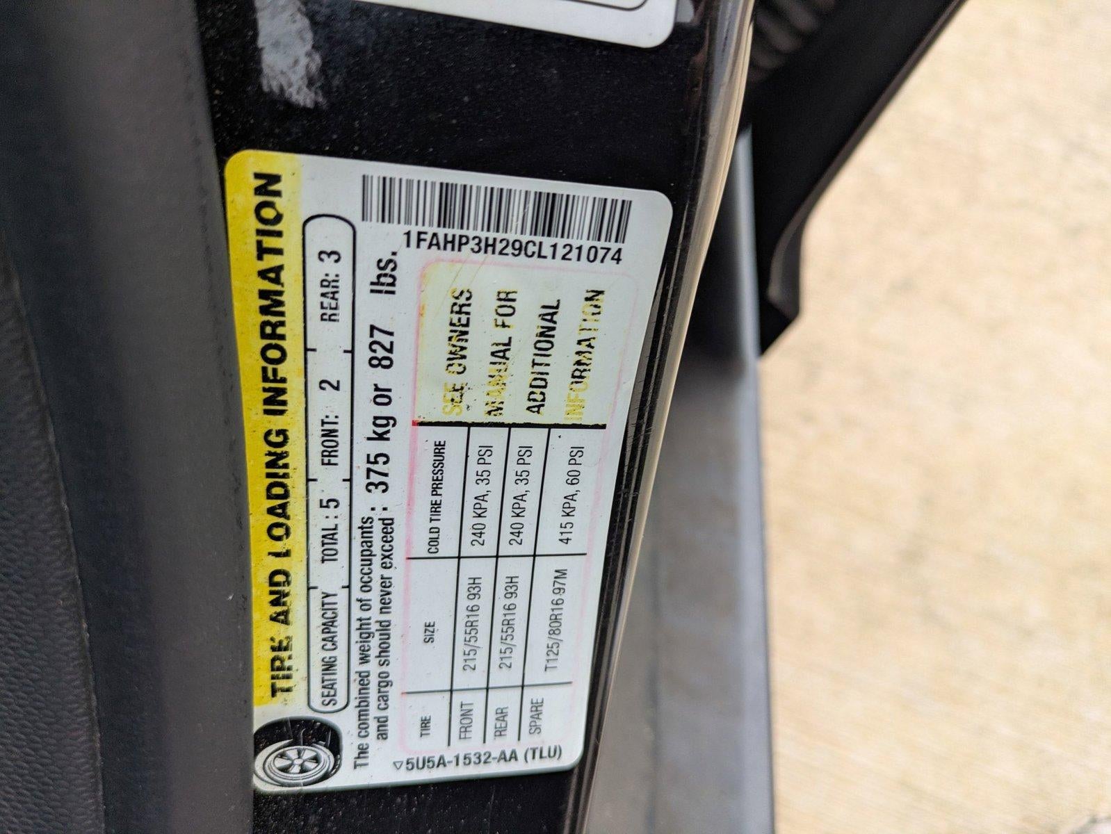 2012 Ford Focus 4dr Sdn SEL