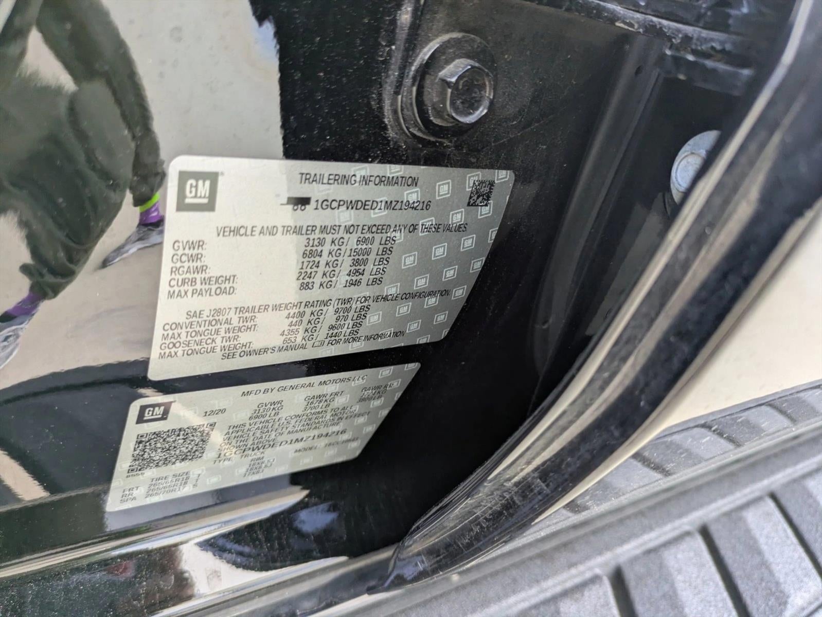 2021 Chevrolet Silverado 1500 Crew Cab Short Box 2-Wheel Drive RST