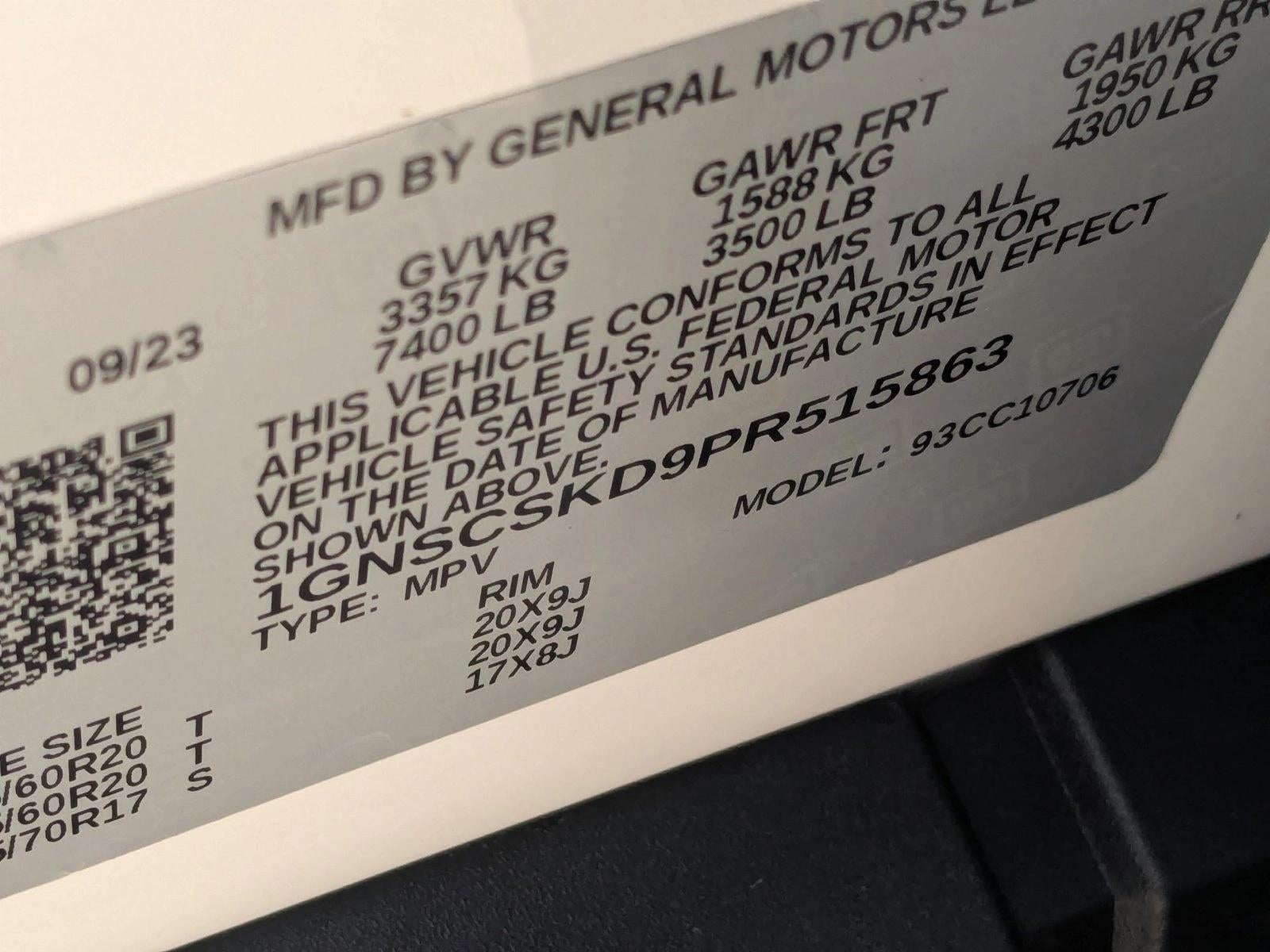 2023 Chevrolet Tahoe 2WD Premier