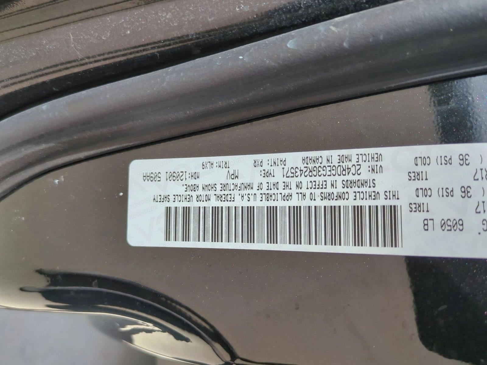 2016 Dodge Grand Caravan 4dr Wgn R/T