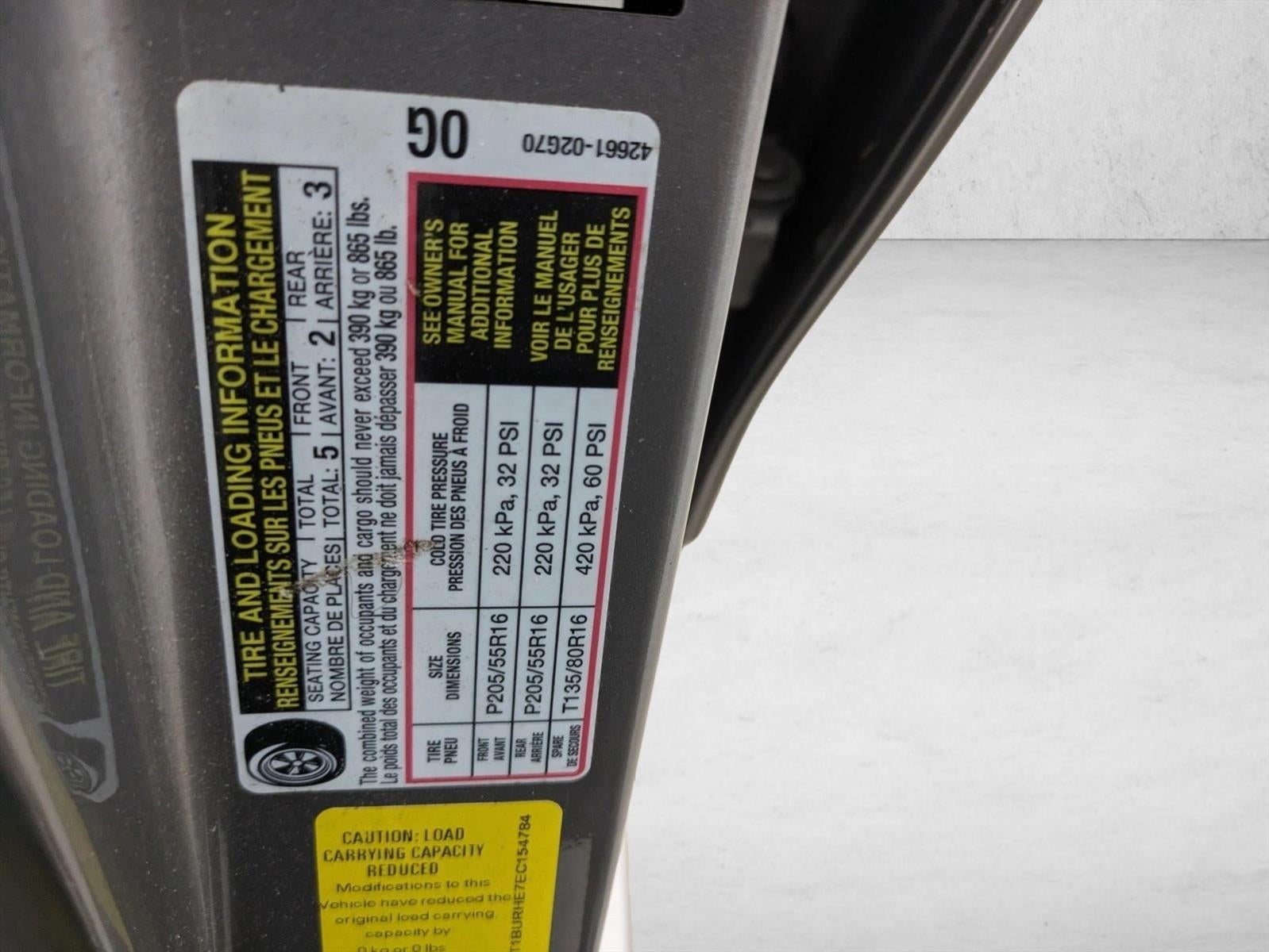 2014 Toyota Corolla 4dr Sdn CVT Auto LE (Natl)