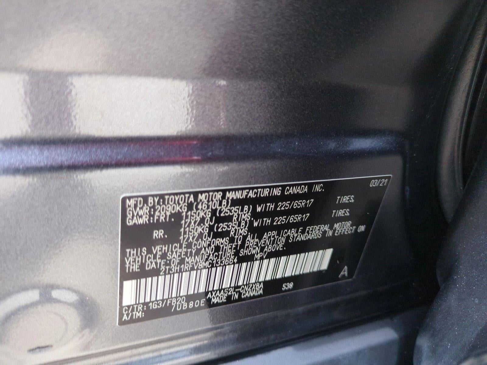 2021 Toyota RAV4 LE FWD (GS)