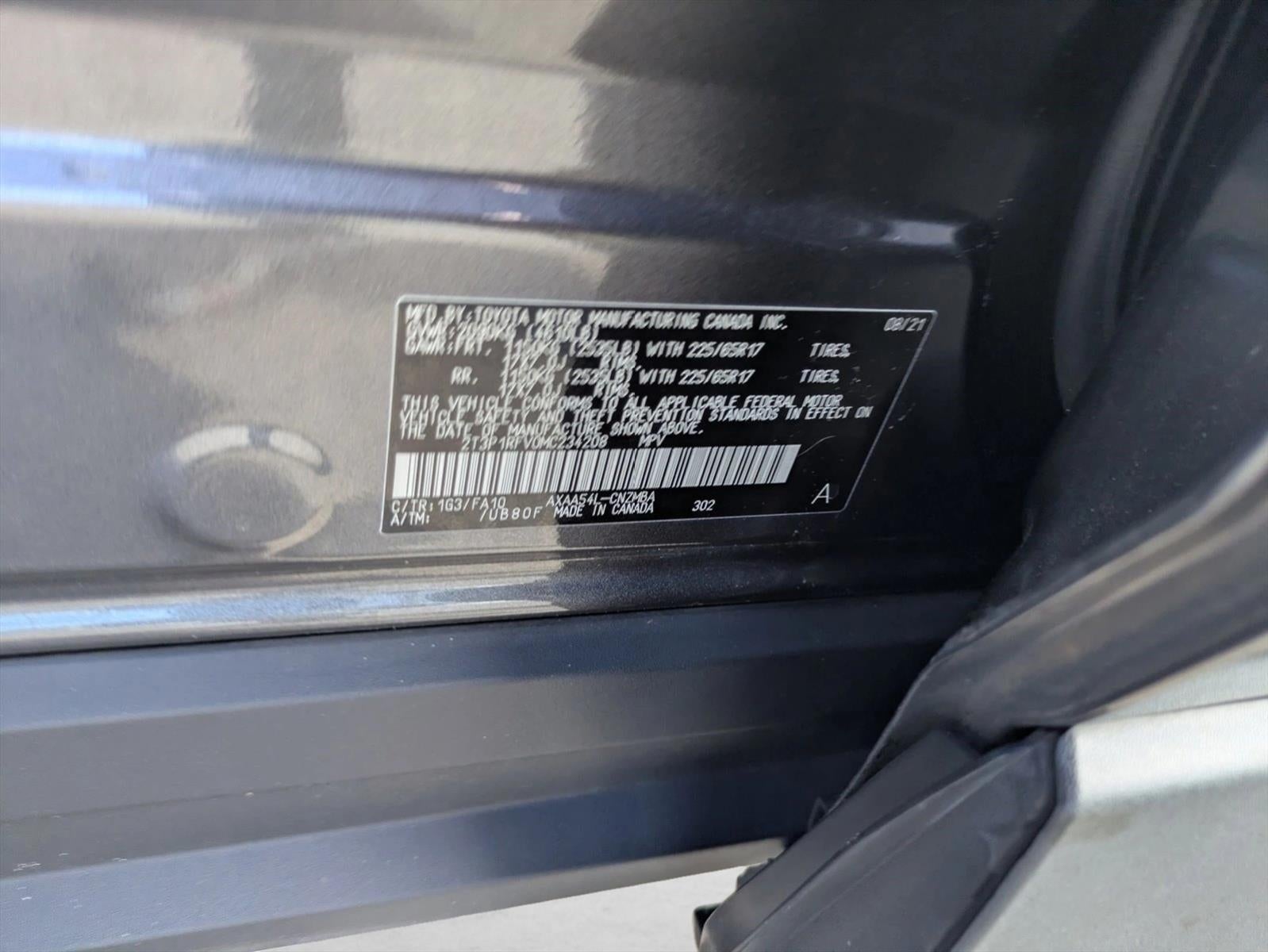 2021 Toyota RAV4 XLE AWD (Natl)