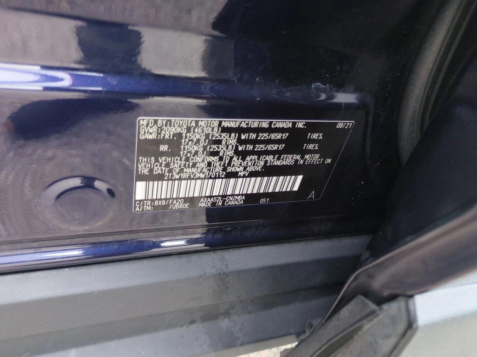 2021 Toyota RAV4 XLE FWD (GS)