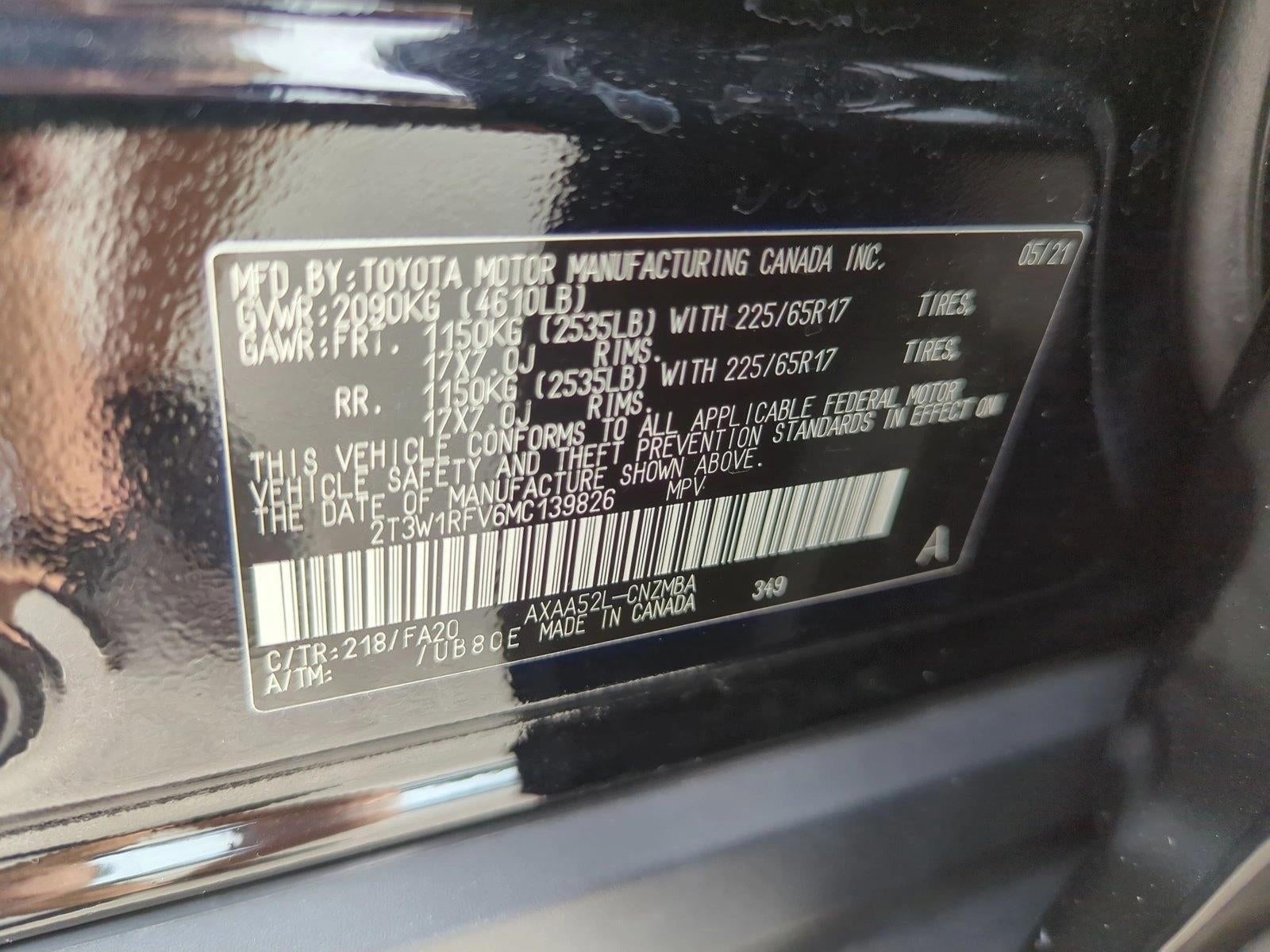2021 Toyota RAV4 XLE FWD (GS)