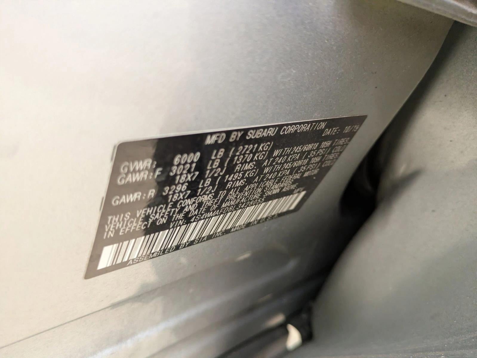 2020 Subaru Ascent Premium 7-Passenger