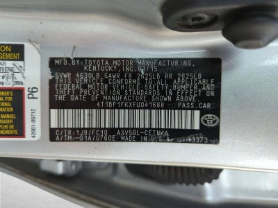 2015 Toyota Camry 4dr Sdn I4 Auto LE (SE)