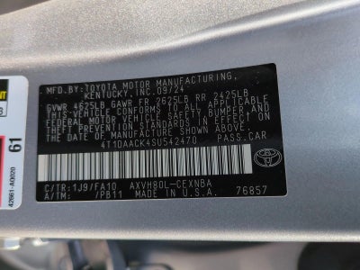 2025 Toyota Camry LE (Natl)